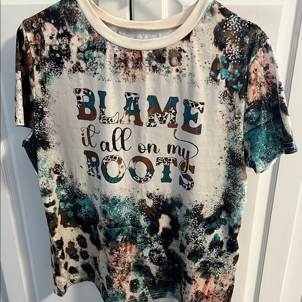 Graphic Tee with Colorful Print